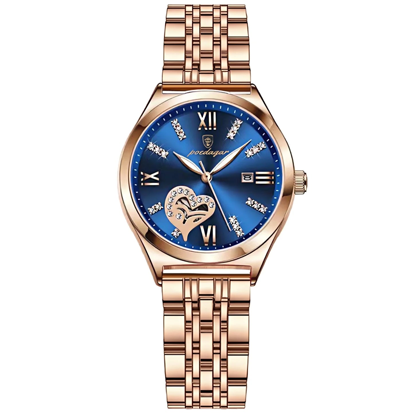 Luxury Woman Watches Waterproof Luminous Date Stainless Steel Women's