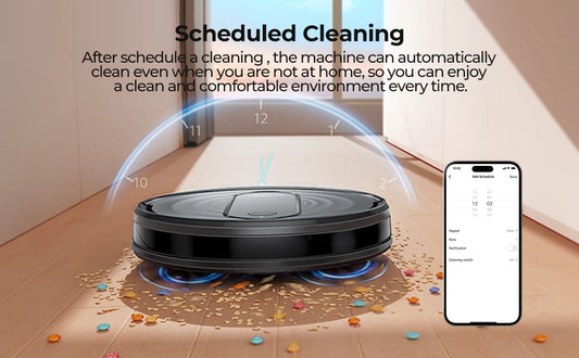 Cleaning Self-Charging Robotic Vacuum Cleaner for Home